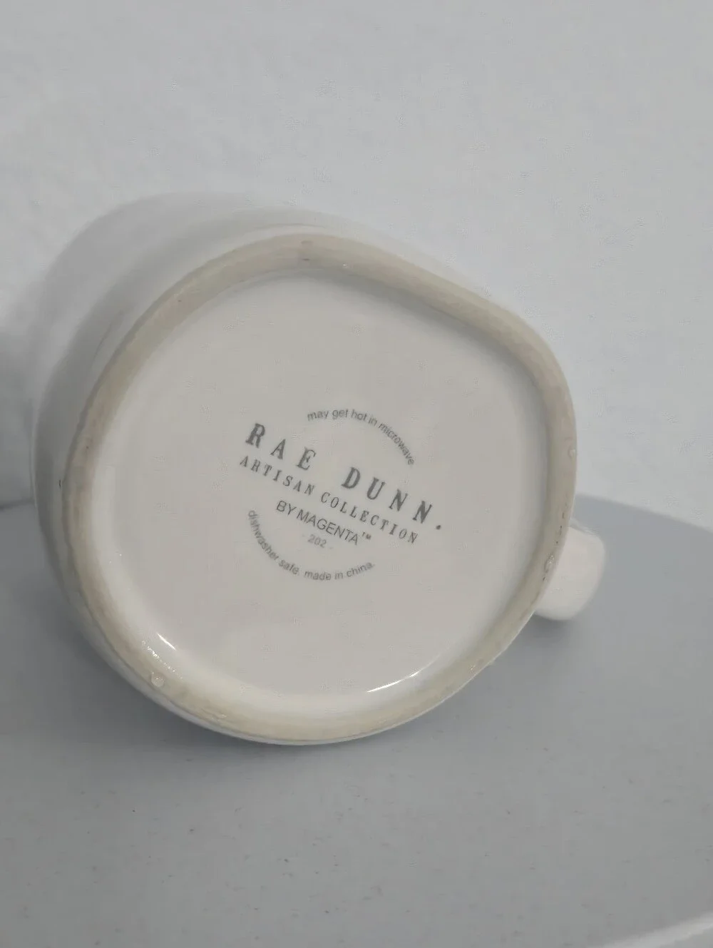 Rae Dunn TEA Tea Cup Coffee Mug Oversized for lots of tea to spill